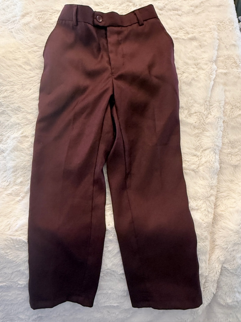 Tazio Boys 3 piece maroon suit Sz 6 EUC Jacket Vest Pants KWW - Picture 2 of 10